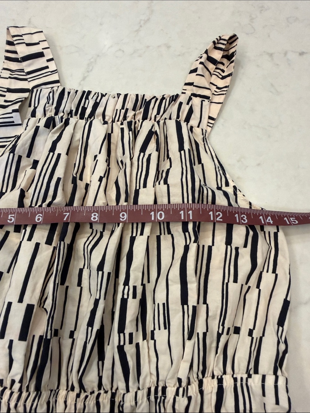 Anthropologie Somerset Black and White Tiered Maxi Sundress Size Small - Picture 8 of 9